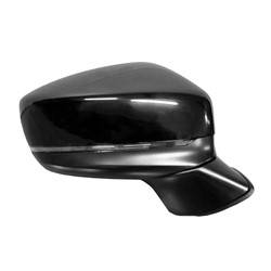 LKQ - 2017-2022 Mazda CX-5 Passenger's Side Door Mirror Power Adjustment, Manual Folding, Non-Heated, Paint to Match