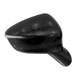 LKQ - 2015-2016 Mazda CX-5 Passenger's Side Door Mirror Power Adjustment, Manual Folding, Heated, Housing Turn Signal Indicator, Mirror Turn Signal Indicator, Textured Paint To Match