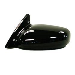 LKQ - 2000-2005 Mitsubishi Eclipse Driver's Side Door Mirror Manual Adjustment, Non-Foldaway, Non-Heated, Gloss Black