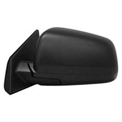 LKQ - 2008-2015 Mitsubishi Lancer Driver's Side Door Mirror Power Adjustment, Manual Folding, Heated, Textured Paint to Match