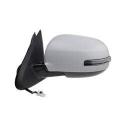 LKQ - 2014-2015 Mitsubishi Outlander Driver's Side Door Mirror Power Adjustment, Manual Folding, Heated, Housing Turn Signal Indicator, Mirror Turn Signal Indicator, Paint to Match