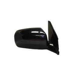 LKQ - 2002-2007 Mitsubishi Lancer Passenger's Side Door Mirror Power Adjustment, Manual Folding, Non-Heated, Textured Paint To Match