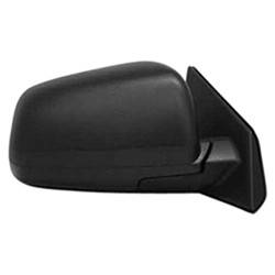 LKQ - 2008-2015 Mitsubishi Lancer Passenger's Side Door Mirror Power Adjustment, Manual Folding, Heated, Textured Paint to Match