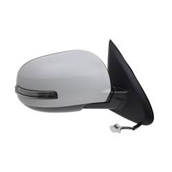 LKQ - 2014-2015 Mitsubishi Outlander Passenger's Side Door Mirror Power Adjustment, Manual Folding, Heated, Housing Turn Signal Indicator, Mirror Turn Signal Indicator, Paint to Match