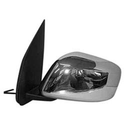 LKQ - 2005-2010 Nissan Frontier Driver's Side Door Mirror Power Adjustment, Manual Folding, Non-Heated, Chrome