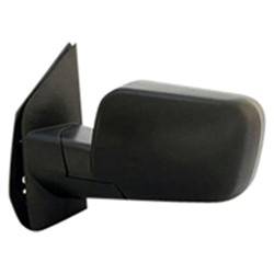 LKQ - 2004-2015 Nissan TITAN Driver's Side Door Mirror Manual Adjustment, Manual Folding, Non-Heated, Textured Black