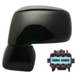 LKQ - 2007-2012 Nissan Versa Driver's Side Door Mirror Power Adjustment, Manual Folding, Non-Heated, Paint to Match