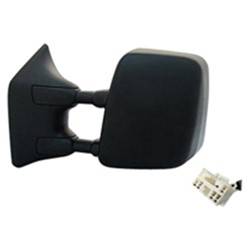 LKQ - 2006-2015 Nissan TITAN Driver's Side Door Mirror Power Adjustment, Manual Folding, Heated, Textured, with Tow Package