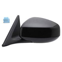 LKQ - 2009-2020 Nissan 370Z Driver's Side Door Mirror Power Adjustment, Manual Folding, Non-Heated, Textured Paint To Match