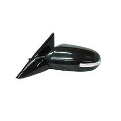 LKQ - 2009-2014 Nissan Maxima Driver's Side Door Mirror Power Adjustment, Manual Folding, Heated, Housing Turn Signal Indicator, Memory Setting, Mirror Turn Signal Indicator, Black