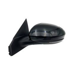 LKQ - 2013-2019 Nissan Sentra Driver's Side Door Mirror Power Adjustment, Manual Folding, Heated, Housing Turn Signal Indicator, Mirror Turn Signal Indicator, Black