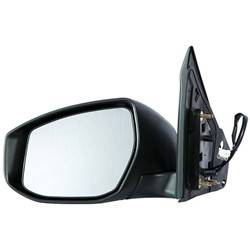 LKQ - 2013-2018 Nissan Sentra Driver's Side Door Mirror Power Adjustment, Manual Folding, Non-Heated, Paint to Match