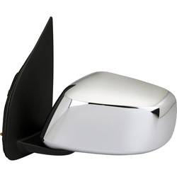 LKQ - 2011-2021 Nissan Frontier Driver's Side Door Mirror Power Adjustment, Manual Folding, Heated, Chrome