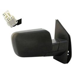 LKQ - 2006-2010 Nissan TITAN Passenger's Side Door Mirror Power Adjustment, Manual Folding, Non-Heated, Textured, W/O Tow Package