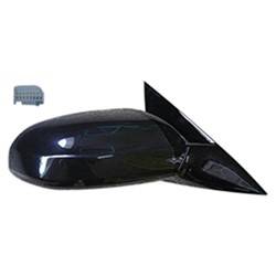 LKQ - 2009-2014 Nissan Maxima Passenger's Side Door Mirror Power Adjustment, Manual Folding, Non-Heated, Black