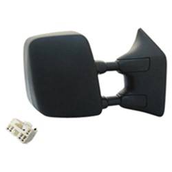 LKQ - 2006-2015 Nissan TITAN Passenger's Side Door Mirror Power Adjustment, Manual Folding, Heated, Textured, with Tow Package