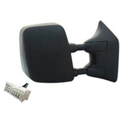 LKQ - 2008-2015 Nissan TITAN Passenger's Side Door Mirror Power Adjustment, Manual Folding, Heated, Memory Setting, Textured, with Tow Package