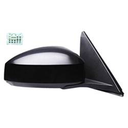 LKQ - 2003-2004 Nissan 350Z Passenger's Side Door Mirror Power Adjustment, Manual Folding, Non-Heated, Textured Paint To Match