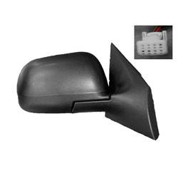 LKQ - 2012-2014 Nissan Versa Passenger's Side Door Mirror Power Adjustment, Manual Folding, Non-Heated, Paint to Match