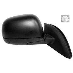 LKQ - 2011-2012 Nissan LEAF Passenger's Side Door Mirror Power Adjustment, Manual Folding, Non-Heated, Textured Paint To Match