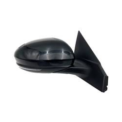 LKQ - 2013-2019 Nissan Sentra Passenger's Side Door Mirror Power Adjustment, Manual Folding, Heated, Housing Turn Signal Indicator, Mirror Turn Signal Indicator, Black