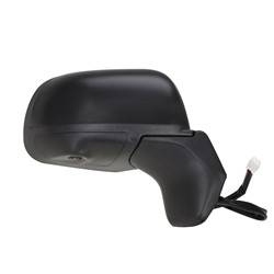 LKQ - 2014 Nissan Versa Note Passenger's Side Door Mirror Power Adjustment, Manual Folding, Heated, Side View Camera, Black