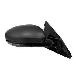 LKQ - 2019-2022 Nissan Altima Passenger's Side Door Mirror Power Adjustment, Manual Folding, Heated, Housing Turn Signal Indicator, Mirror Turn Signal Indicator, Gloss Black