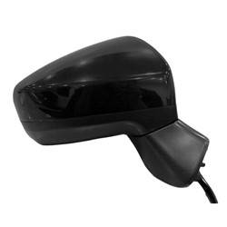 LKQ - 2017-2023 Subaru Impreza Passenger's Side Door Mirror Power Adjustment, Manual Folding, Non-Heated, Black