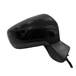 LKQ - 2017-2023 Subaru Impreza Passenger's Side Door Mirror Power Adjustment, Manual Folding, Heated, Black