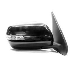 LKQ - 2009-2013 Suzuki Grand Vitara Passenger's Side Door Mirror Power Adjustment, Manual Folding, Heated, Housing Turn Signal Indicator, Mirror Turn Signal Indicator, Black