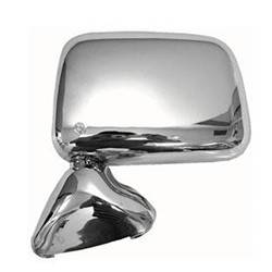 LKQ - 1989-1995 Toyota Pickup Driver's Side Door Mirror Manual Adjustment, Manual Folding, Non-Heated, Chrome