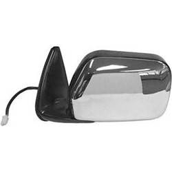 LKQ - 1993-1998 Toyota T100 Driver's Side Door Mirror Power Adjustment, Manual Folding, Non-Heated, Chrome