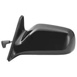 LKQ - 1988-1992 Toyota Corolla Driver's Side Door Mirror Manual Adjustment, Non-Foldaway, Non-Heated, Black