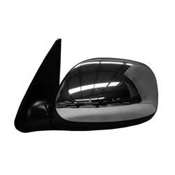 LKQ - 2004-2006 Toyota Tundra Driver's Side Door Mirror Power Adjustment, Manual Folding, Heated, Textured Chrome