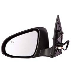 LKQ - 2014-2019 Toyota Corolla Driver's Side Door Mirror Power Adjustment, Manual Folding, Heated, Housing Turn Signal Indicator, Mirror Turn Signal Indicator, Black