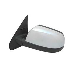 LKQ - 2014-2021 Toyota Tundra Driver's Side Door Mirror Power Adjustment, Manual Folding, Heated, Textured Chrome