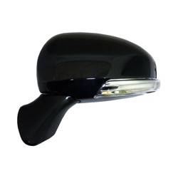 LKQ - 2015-2017 Toyota Prius V Driver's Side Door Mirror Power Adjustment, Powered Folding, Heated, Housing Turn Signal Indicator, Mirror Turn Signal Indicator, Black