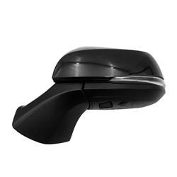 LKQ - 2020-2023 Toyota Highlander Driver's Side Door Mirror Power Adjustment, Manual Folding, Heated, Blind Spot Indicator, Housing Turn Signal Indicator, Puddle Light, Memory Setting, Mirror Turn Signal Indicator, Side View Camera, Textured Paint To Match