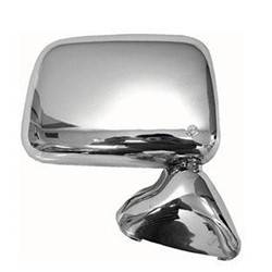 LKQ - 1989-1995 Toyota Pickup Passenger's Side Door Mirror Manual Adjustment, Manual Folding, Non-Heated, Chrome