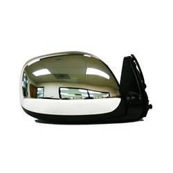 LKQ - 2000-2004 Toyota Tundra Passenger's Side Door Mirror Power Adjustment, Manual Folding, Non-Heated, Textured Chrome