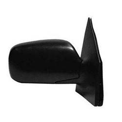 LKQ - 2000-2005 Toyota Echo Passenger's Side Door Mirror Manual Remote Adjustment, Manual Folding, Non-Heated, Textured