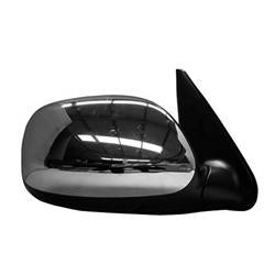 LKQ - 2003-2006 Toyota Tundra Passenger's Side Door Mirror Power Adjustment, Manual Folding, Non-Heated, Textured Chrome