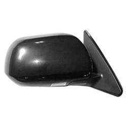 LKQ - 2008-2013 Toyota Highlander Passenger's Side Door Mirror Power Adjustment, Manual Folding, Heated, Integrated Puddle Light, Textured Paint To Match