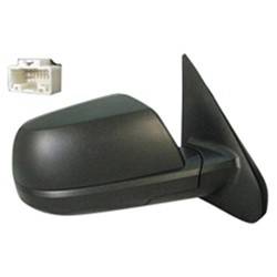 LKQ - 2007-2013 Toyota Tundra Passenger's Side Door Mirror Power Adjustment, Manual Folding, Heated, Textured