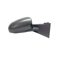 LKQ - 2012-2014 Toyota Yaris Passenger's Side Door Mirror Power Adjustment, Manual Folding, Non-Heated, Textured Black