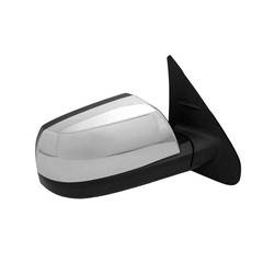 LKQ - 2014-2017 Toyota Tundra Passenger's Side Door Mirror Power Adjustment, Powered Folding, Heated, Housing Turn Signal Indicator, Integrated Puddle Light, Memory Setting, Mirror Turn Signal Indicator, Textured Chrome