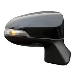 LKQ - 2013-2014 Toyota Venza Passenger's Side Door Mirror Power Adjustment, Manual Folding, Heated, Blind Spot Mirror, Housing Turn Signal Indicator, Integrated Puddle Light, Mirror Turn Signal Indicator, Textured Paint To Match