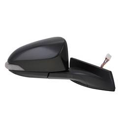 LKQ - 2018-2022 Toyota C-HR Passenger's Side Door Mirror Power Adjustment, Manual Folding, Heated, Housing Turn Signal Indicator, Mirror Turn Signal Indicator, Black