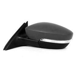 LKQ - 2012-2015 Volkswagen Passat Driver's Side Door Mirror Power Adjustment, Manual Folding, Heated, Housing Turn Signal Indicator, Memory Setting, Mirror Turn Signal Indicator, Textured Paint To Match