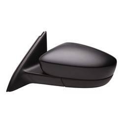 LKQ - 2011-2015 Volkswagen Jetta Driver's Side Door Mirror Manual Adjustment, Manual Folding, Non-Heated, Textured